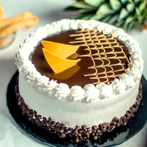 Orange White Choco-Chip Gateau